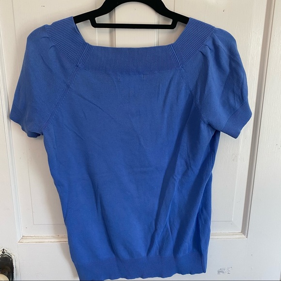 Banana Republic Blue Knit Top - Picture 2 of 4